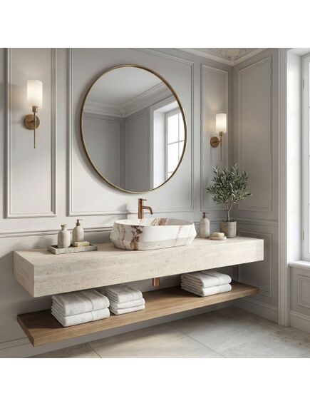 Rea Sanitary Umywalka nablatowa Rea Zoe Travo, 3 image