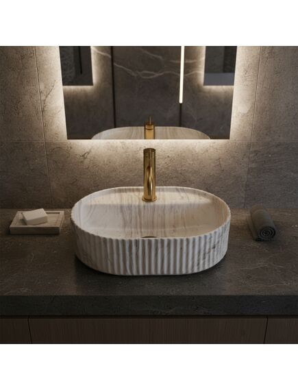 Rea Sanitary Umywalka nablatowa Rea Marcela 50 Kallisto, изображение 3