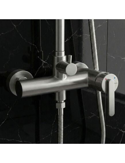 Rea Sanitary Zestaw natryskowy Rea Ontario Nikiel Szczotkowany, изображение 3