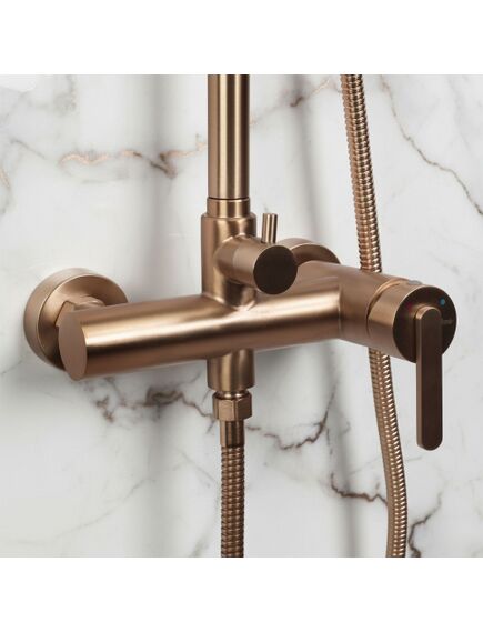 Rea Sanitary Zestaw natryskowy Rea Ontario Miedź Szczotkowana, изображение 2