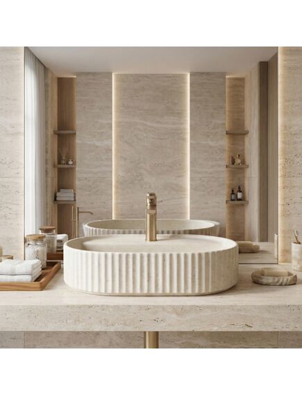 Rea Sanitary Umywalka nablatowa Rea Marcela 60 Vanilla, изображение 2