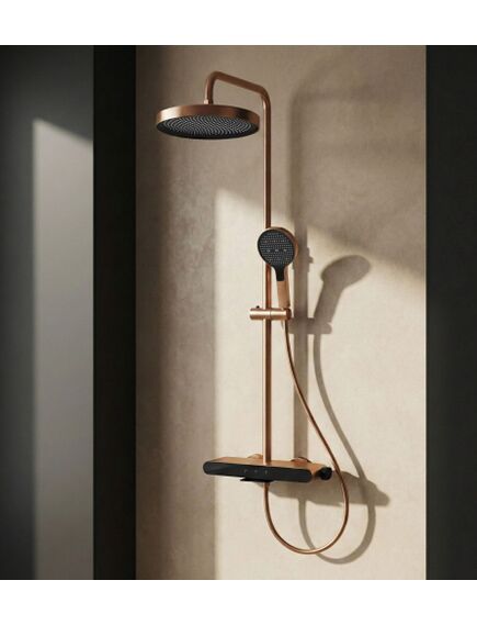 Rea Sanitary Zestaw Prysznicowy REA Farel Miedź Szczotkowana, изображение 2