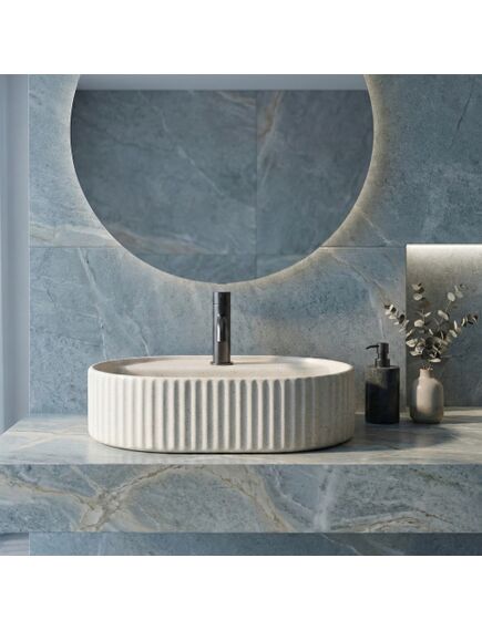 Rea Sanitary Umywalka nablatowa Rea Marcela 50 Vanilla, изображение 4