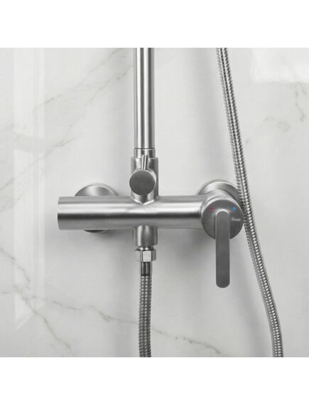 Rea Sanitary Zestaw natryskowy Rea Ontario Nikiel Szczotkowany, изображение 2