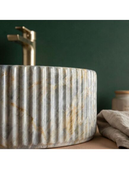 Rea Sanitary Umywalka nablatowa Rea Marcela 60 Ruststone, изображение 5