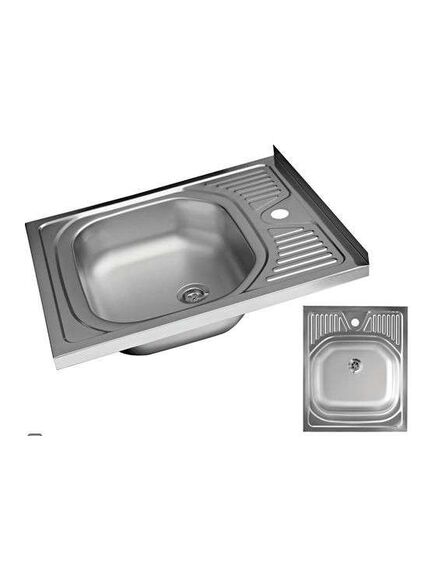 Komplekts Skapis Greta 50 +  izlietne 50x60 + ZILAN Virtuves maisītājs, изображение 2