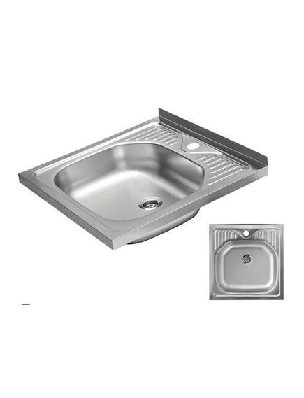 Кухонный комплект шкафчик Greta 50 +  Раковина 50x50 + ZILAN смеситель, изображение 2