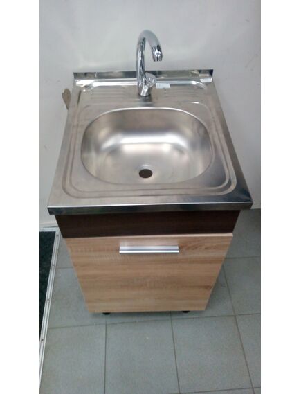 Komplekts Skapis Greta 50 +  izlietne 50x60 + ZILAN Virtuves maisītājs