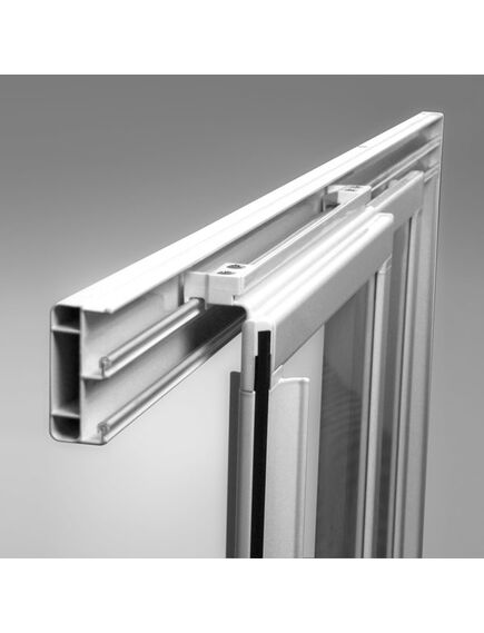 RAVAK Dušas durvis Supernova ASDP3-80 198 satin + glass Grape, Krāsa: Nerūsējošais tērauds, Platums: 80, Stikla tips: Grape (Matēts stikls), 3 image