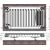 Radiators 11x500x800 sānu piesl. Termolux, Tips: 11 Tips 54mm, Radiatora augstums.: 500, Radiatora garums: 800