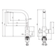 HELIKA (AQUASANITA) Akvaduo TAP 2663L 002 Кухонный смеситель с подключением для питьевой воды  нерж.сталь, Другие цвета: Inox, изображение 2
