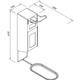 FANECO дозатор жидкого мыла и дезинфицирующих средств 1L MED1000AT, изображение 3
