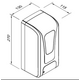 FANECO Дозатор жидкого мыла автоматический 1л MED S1000PUWG, изображение 2