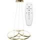 TooLight Moderna LED griestu lampa + PILOT APP794-CP Flat Gold