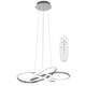 TooLight Moderna griestu lampa LED + PILOT APP816-CP Node Chrome