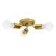 TooLight Trīskāršā griestu lampa, metāla plafons Gold APP704-3C