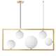 Toolight Lampa Wisząca gold APP1020-5CP