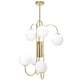 Toolight Lampa Wisząca gold APP1003-6CP