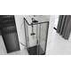 Rea Sanitary Kabina prysznicowa Rea Punto Black 80x80, 3 image