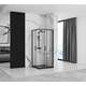 Rea Sanitary Kabina prysznicowa Rea Punto Black 80x80, 2 image
