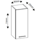 GRETA 30cm KUT 30B Virtuves skapis, изображение 3