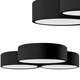 Toolight Lampa Plafon APP878-C Triple Black 3x40cm, 3 image