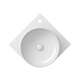 Washbasin Yard 450 C ceramic white, 2 image
