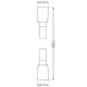 Mexen dušas šļūtene 125 cm, hromēta - 79425-00, 2 image