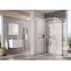 RAVAK Shower corner BLSRV2K-120 bright alu+glassTransparent