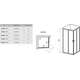 RAVAK Shower corner BLRV2K-120 satin+glass Transparent, 2 image