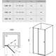 RAVAK Shower door CSD2-100 white+Transparent, 2 image