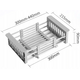 Mexen teleskopiskā virtuves drenāža ar regulējamu platumu, pelēka - 660730-71, 2 image