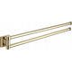 Mexen Rufo dubultā rotējošā dvieļu žāvētāja zelta krāsa - 7050925-50