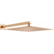 Mexen Slim dušas galva 25 x 25 cm ar dušas sviru, rozā zelts - 79125112-60