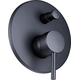Mexen Lua slēptais vannas maisītājs melns - 72835-70
