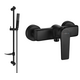 Mexen Lynx DF72 dušas maisītājs ar dušas komplektu, melns - 74594DF72-70