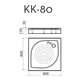Vispool Душевой Поддон KK-80, изображение 2