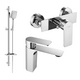 Mexen Alexa DQ62 dušas komplekts, hroms - 71204DQ62-00