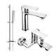 Mexen Royo DQ72 vannas komplekts, hroms - 72203DQ72-00
