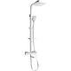 Набор для ванны и душа Mexen CQ62 с тропическим душем и смесителем-термостатом, хром - 779106295-00