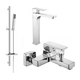 Mexen Cetus DQ77 vannas komplekts, hroms - 744313DQ77-00