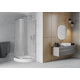 Полукруглая душевая кабина Mexen Rio 70 x 70 см, снег, хром + душевой поддон Rio, белый - 863-070-070-01-30-4710, изображение 2