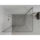 Mexen Roma noliecama dušas kabīne 85 x 100 cm, caurspīdīga, hromēta - 854-085-100-01-00, 5 image