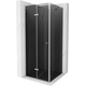 Душевая кабина складная Mexen Lima 90 x 90 см, графит, хром - 856-090-090-01-40