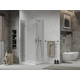 Складная душевая кабина Mexen Lima 80 x 80 см, прозрачная, хром + поддон плоский - 856-080-080-01-00-4010, изображение 3
