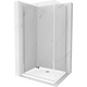 Складная душевая кабина Mexen Lima 70 x 100 см, прозрачная, хром + поддон плоский - 856-070-100-01-00-4010