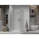 Складная душевая кабина Mexen Lima 100 x 80 см, прозрачная, хром + поддон плоский - 856-100-080-01-00-4010, изображение 3
