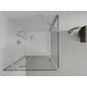 Складная душевая кабина Mexen Roma 90 x 90 см, прозрачная, хром + душевой поддон плоский - 854-090-090-01-00-4010, изображение 4
