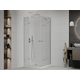 душевая кабина Mexen Roma Duo 90 x 80 см, прозрачная, хром + плоский душевой поддон - 854-090-080-01-02-4010, изображение 2