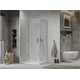 Душевая кабина складная Mexen Lima 80 x 100 см, прозрачная, хром + поддон плоский - 856-080-100-01-00-4010, изображение 3